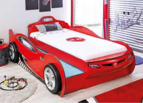 CARBED Кровать-машина Coupe с выдвижной кроватью Red 20.03.1306.00 в Таврическом - tavricheskoe.katalogmebeli.com | фото