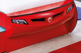 CARBED Кровать-машина Coupe с выдвижной кроватью Red 20.03.1306.00 в Таврическом - tavricheskoe.katalogmebeli.com | фото 2