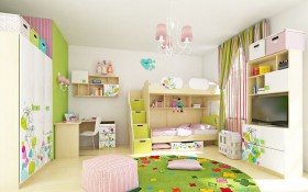 Детская комната Флёр (Белый/корпус Клен) в Таврическом - tavricheskoe.katalogmebeli.com | фото 6