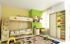 Детская комната Клаксон (Бежевый/корпус Клен) в Таврическом - tavricheskoe.katalogmebeli.com | фото 3