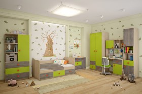 Детская комната Пуговка в Таврическом - tavricheskoe.katalogmebeli.com | фото