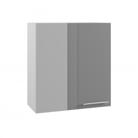 Гарда ПУ 650 шкаф верхний угловой (Ваниль/корпус Серый) в Таврическом - tavricheskoe.katalogmebeli.com | фото