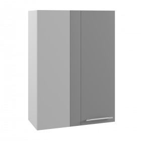 Гарда ВПУ 650 шкаф верхний угловой высокий (Ваниль/корпус Серый) в Таврическом - tavricheskoe.katalogmebeli.com | фото