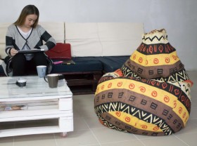 Кресло-груша Большое-Африка в Таврическом - tavricheskoe.katalogmebeli.com | фото 4