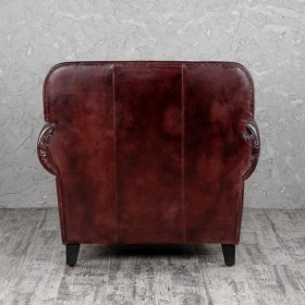 Кресло кожаное Элегант (Бордовый) в Таврическом - tavricheskoe.katalogmebeli.com | фото 5