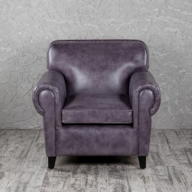 Кресло кожаное Элегант (Фиолетовый) в Таврическом - tavricheskoe.katalogmebeli.com | фото 4