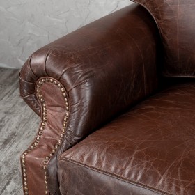 Кресло кожаное Лофт Аристократ (ширина 1100 мм) в Таврическом - tavricheskoe.katalogmebeli.com | фото 5