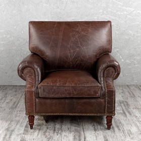 Кресло кожаное Лофт Аристократ (ширина 1100 мм) в Таврическом - tavricheskoe.katalogmebeli.com | фото 8