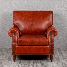 Кресло кожаное Лофт Аристократ (кожа буйвола) в Таврическом - tavricheskoe.katalogmebeli.com | фото 8