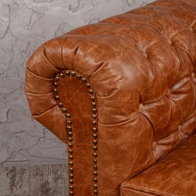 Кресло кожаное Лофт Честер (кожа буйвола) в Таврическом - tavricheskoe.katalogmebeli.com | фото 5