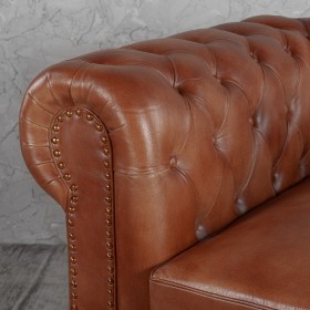 Кресло кожаное Лофт Честер (кожа) в Таврическом - tavricheskoe.katalogmebeli.com | фото 3