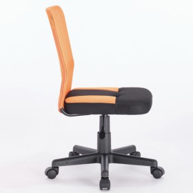Кресло компактное BRABIX Smart MG-313 (черный, оранжевый) в Таврическом - tavricheskoe.katalogmebeli.com | фото 2