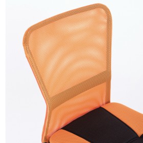 Кресло компактное BRABIX Smart MG-313 (черный, оранжевый) в Таврическом - tavricheskoe.katalogmebeli.com | фото 4