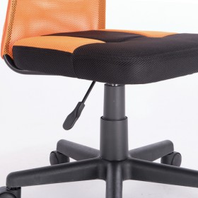 Кресло компактное BRABIX Smart MG-313 (черный, оранжевый) в Таврическом - tavricheskoe.katalogmebeli.com | фото 5