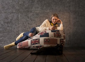 Кресло-мешок Британский Флаг в Таврическом - tavricheskoe.katalogmebeli.com | фото 3