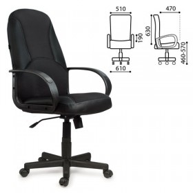 Кресло офисное BRABIX City EX-512 (черное) в Таврическом - tavricheskoe.katalogmebeli.com | фото