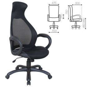 Кресло офисное BRABIX Genesis EX-517 (черное) в Таврическом - tavricheskoe.katalogmebeli.com | фото
