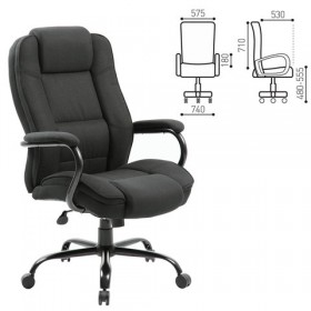 Кресло офисное BRABIX Heavy Duty HD-002 (ткань) в Таврическом - tavricheskoe.katalogmebeli.com | фото