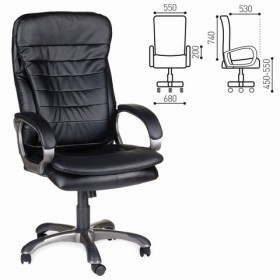 Кресло офисное BRABIX Omega EX-589 (черное) в Таврическом - tavricheskoe.katalogmebeli.com | фото 1
