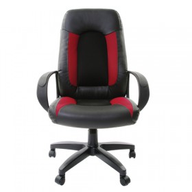 Кресло офисное BRABIX Strike EX-525 (черно-красный) в Таврическом - tavricheskoe.katalogmebeli.com | фото 2