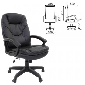 Кресло офисное BRABIX Trend EX-568 (черный) в Таврическом - tavricheskoe.katalogmebeli.com | фото