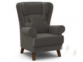 Кресло отдыха Комфорт-2 (орех лак/ULTRA GRAFIT) в Таврическом - tavricheskoe.katalogmebeli.com | фото