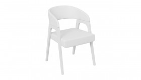 Кресло «Техас 1» (Белый матовый/Экокожа Белый №66) в Таврическом - tavricheskoe.katalogmebeli.com | фото