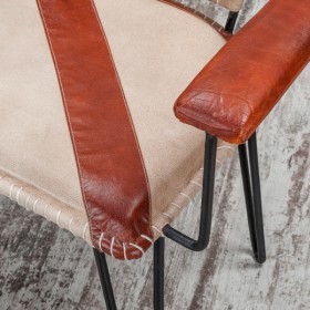 Кресло кожаное Лофт Честер (кожа) в Таврическом - tavricheskoe.katalogmebeli.com | фото 4