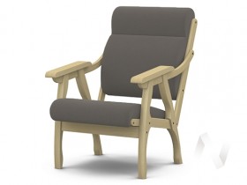 Кресло Вега-10 (бесцветный лак/ULTRA STONE) в Таврическом - tavricheskoe.katalogmebeli.com | фото