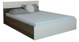 Кровать 0,8м Юнона с настилом (Венге / Дуб) в Таврическом - tavricheskoe.katalogmebeli.com | фото 2
