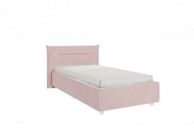 Кровать 0.9 Альба с основанием (Нежно-розовый велюр) в Таврическом - tavricheskoe.katalogmebeli.com | фото