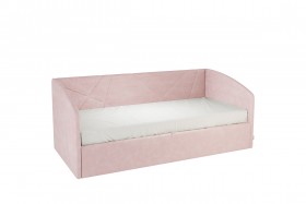 Кровать 0.9 Бест Софа (Нежно-розовый велюр) в Таврическом - tavricheskoe.katalogmebeli.com | фото