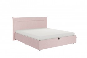 Кровать 1,6 Альба (Нежно-розовый велюр/под-мех) в Таврическом - tavricheskoe.katalogmebeli.com | фото