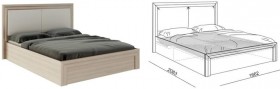Кровать 1,6 Глэдис (М32) с подъемным механизмом Распродажа в Таврическом - tavricheskoe.katalogmebeli.com | фото 2