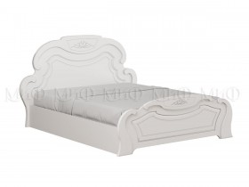 Кровать 1,4м Александрина (Белый/Белый глянец) в Таврическом - tavricheskoe.katalogmebeli.com | фото