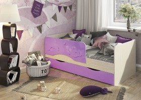 Кровать Алиса КР-812 1,6 Белфорд/Розовый металлик в Таврическом - tavricheskoe.katalogmebeli.com | фото 3