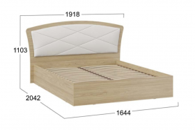 Кровать без ПМ «Сэнди» Тип 1 (без подъемного механизма) в Таврическом - tavricheskoe.katalogmebeli.com | фото 3