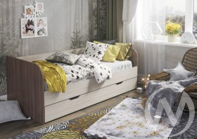 Кровать детская Балли 2-х уровневая (шимо темный/шимо светлый) в Таврическом - tavricheskoe.katalogmebeli.com | фото