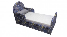 Кровать детская Соня (Печать Филин (синий), 1 категория) в Таврическом - tavricheskoe.katalogmebeli.com | фото