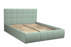 Кровать "Диана" ш. 1400 (Н=1010мм) (жаккард аква) в Таврическом - tavricheskoe.katalogmebeli.com | фото