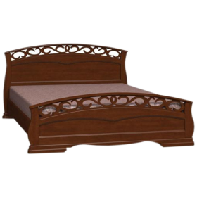 Кровать Грация-1 из массива сосны 1400*2000 Орех в Таврическом - tavricheskoe.katalogmebeli.com | фото 8