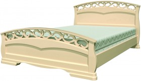 Кровать Грация-1 из массива сосны 1600*2000 Белый античный в Таврическом - tavricheskoe.katalogmebeli.com | фото 17
