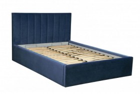 Кровать "Юнона" ш. 1600 (Н=1020мм) (ягуар нэви) в Таврическом - tavricheskoe.katalogmebeli.com | фото