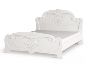 Кровать 1,6м Мария (Белый глянец) в Таврическом - tavricheskoe.katalogmebeli.com | фото