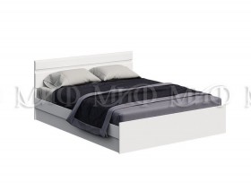 Кровать Нэнси New 1,4м (Белый/белый глянец) в Таврическом - tavricheskoe.katalogmebeli.com | фото