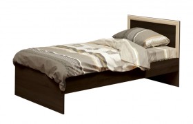 Кровать одинарная 21.55 (шир. 900) с настилом (венге/профиль дуб линдберг)/осн. в Таврическом - tavricheskoe.katalogmebeli.com | фото