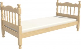 Кровать одинарная Аленка из массива сосны 800*1890 Сосна в Таврическом - tavricheskoe.katalogmebeli.com | фото 3