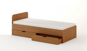 Кровать с ящиками 900 (Бук темный) в Таврическом - tavricheskoe.katalogmebeli.com | фото