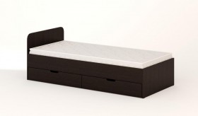 Кровать с ящиками 900 (Венге) в Таврическом - tavricheskoe.katalogmebeli.com | фото