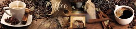 Кухонный фартук Мерцание Кофейная Арабика золото в Таврическом - tavricheskoe.katalogmebeli.com | фото